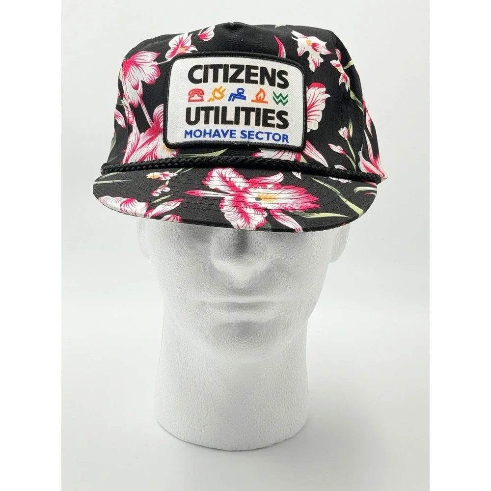 Citizens Utilities Mohave Sector Kingman AZ Floral Vintage Snapback Hats Nissin